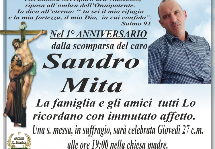 1anniversario sandro mita